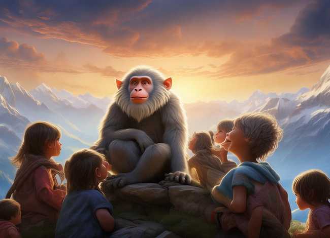 喜马拉雅山儿童故事;谁听过喜马拉雅山的猴子,这个故事的啊, 喜马拉雅山儿童故事;谁听过喜马拉雅山的猴子,这个故事的啊,