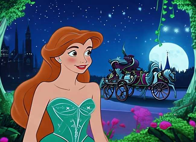播放英文动画故事，《灰姑娘》英文版的故事