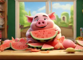 儿童故事猪八戒吃西瓜睡前故事（少儿睡前故事《猪八戒吃西瓜》）