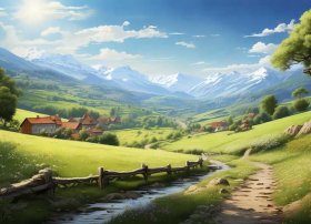 关于乡村的作文 乡村风光作文600字