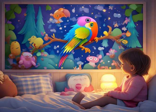 鹦鹉的故事儿童版 - 哄孩子睡前经典童话故事【四篇】