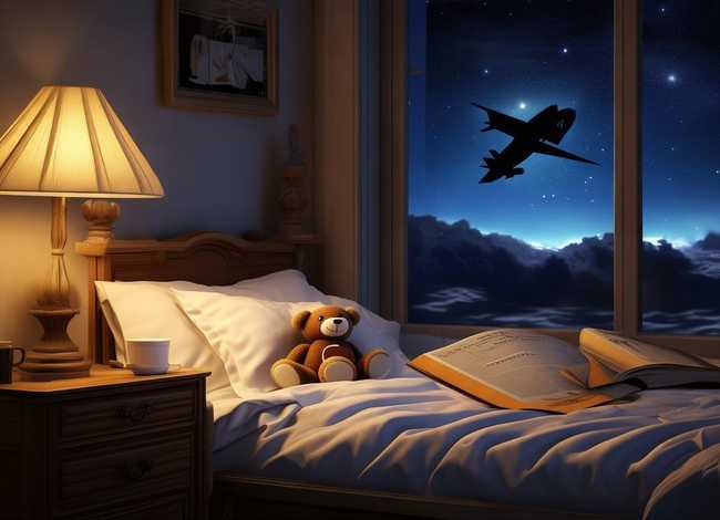 飞机的故事睡前故事（超短哄男朋友睡前小故事）