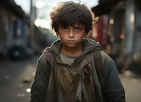 像流浪汉的小孩、怎样分辨疑似被乞讨儿童