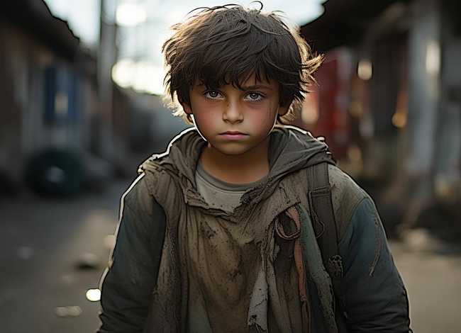 像流浪汉的小孩、怎样分辨疑似被乞讨儿童
