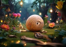 贝瓦故事3-6岁儿童故事书 - 贝瓦寓言故事小蛋壳旅行记经典成语故事