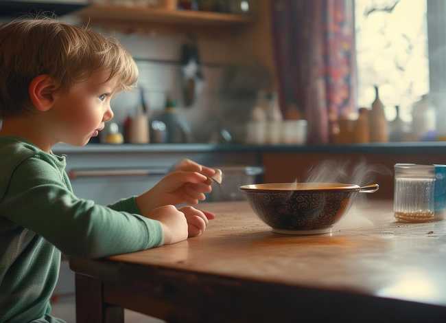 小朋友吃药药的视频 - 妈妈套路3岁儿子喝光一碗中药,网友-有个幼儿园文凭也不会被骗