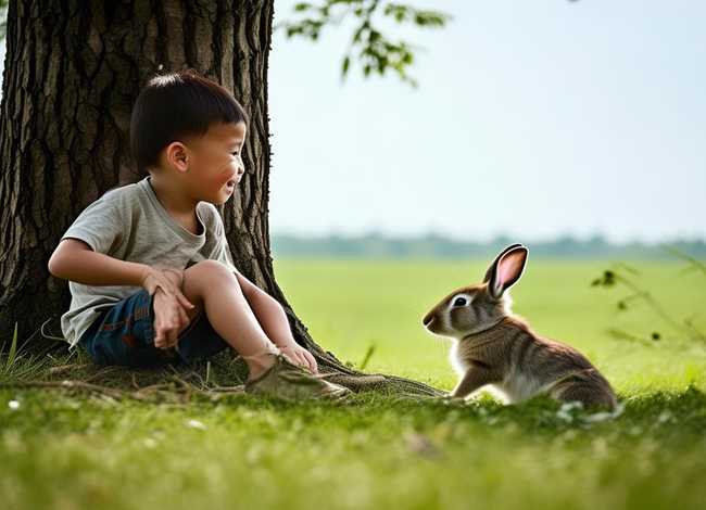 熊孩子成语故事守株待兔，成语故事守株待兔 守株待兔的成语故事内容