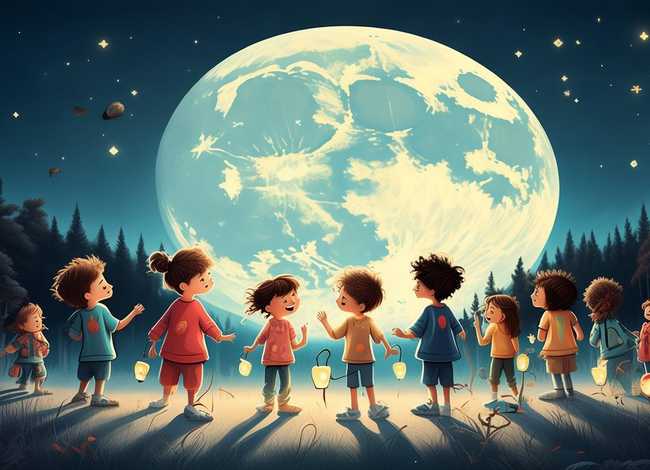 幼儿月亮的故事 - 分月亮幼儿故事 幼儿月亮的故事 - 分月亮幼儿故事