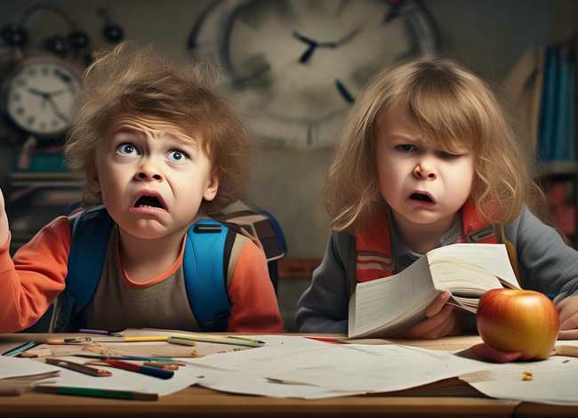 儿童对话段子、儿童相声《赶作业》台词