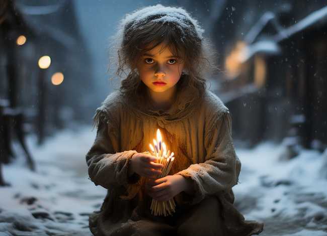 英语故事动画带翻译 - 英语童话故事带翻译买火柴的小女孩