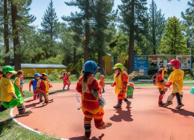 儿童森林防火绘画,幼儿园运动地胶 儿童森林防火绘画,幼儿园运动地胶