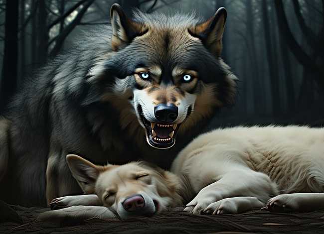 狼心狗肺的民间故事 - 民间故事丨狼心狗肺的来历