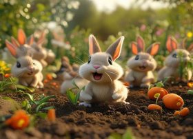 儿童讲故事小兔子种萝卜，中班教案《小兔子种萝卜》