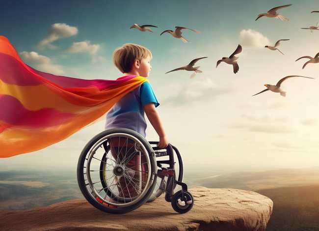 残疾小孩励志故事，残疾人励志故事-身残志坚方能展翅高飞