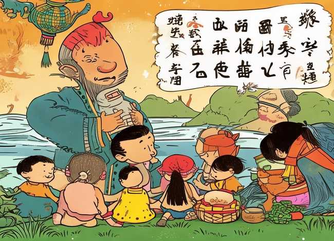 屈原的故事儿童版绘本 - 《端午节的由来》儿童故事绘本分享