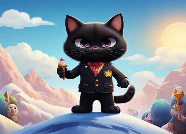 黑猫警长儿歌免费听 甜筒儿歌-黑猫警长