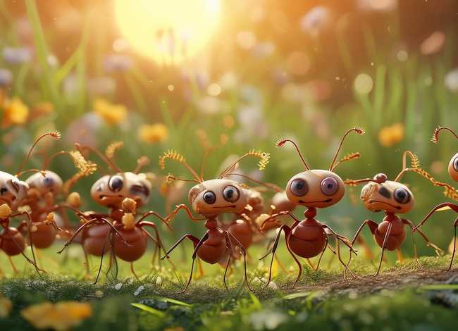 幼儿故事视屏，动漫儿童睡前故事蚂蚁搬家