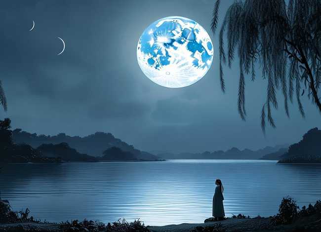 有关月亮的古诗 - 有关月的诗句十句(古人怎样唱月亮)