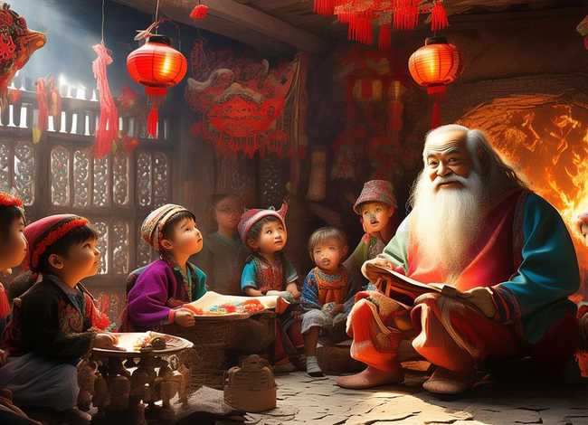除夕儿童故事；关于春节的儿童故事大全