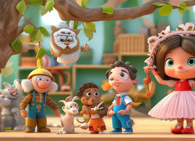 幼儿多角色表演故事 有7个角色的大班幼儿故事