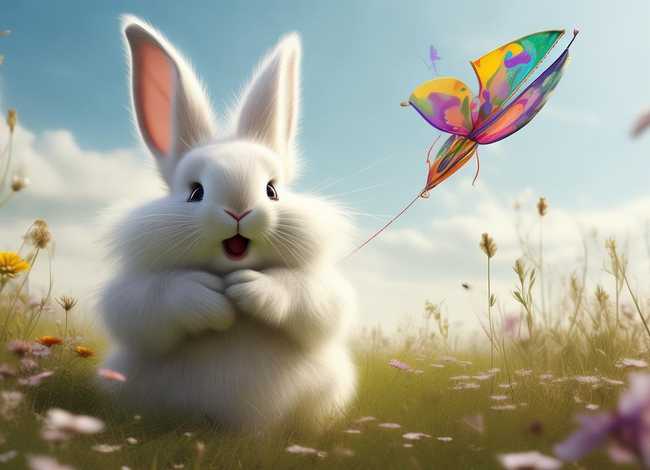 放风筝的小故事怎么写（小白兔拿风筝的故事）