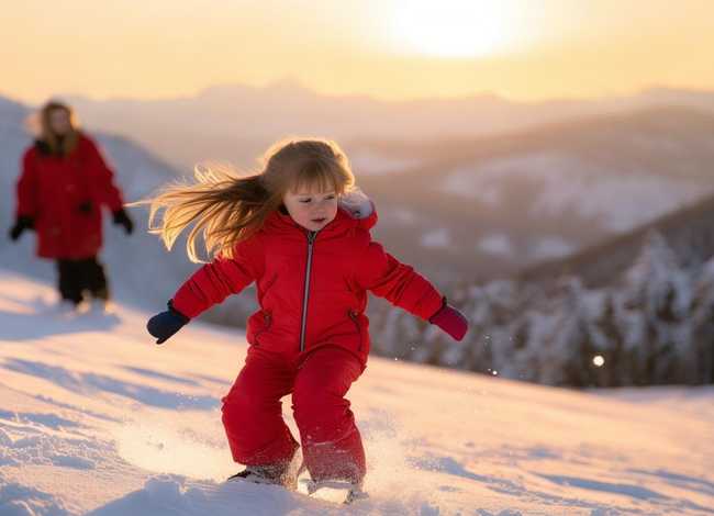 滑雪的故事、关于母爱的滑雪的作文