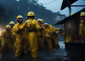 抗洪救灾小故事 - 防汛抗洪的感人故事