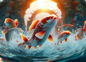 儿童故事小鲤鱼跳龙门主要内容、小鲤鱼跳龙门故事怎么讲