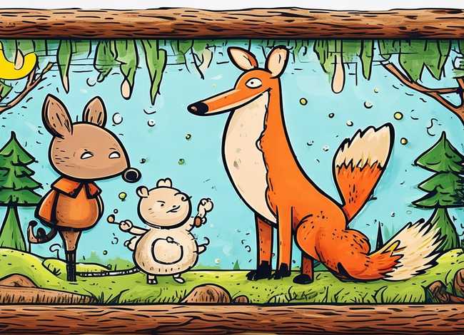 儿童简笔连环画小故事;伊索寓言插画简笔画-伊索寓言手抄报怎么画 儿童简笔连环画小故事;伊索寓言插画简笔画-伊索寓言手抄报怎么画