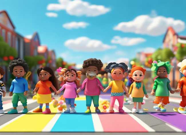 关于斑马线的故事 - 斑马线的儿童故事