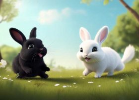 小黑兔和小白兔的故事、小白兔和小黑兔的笑话故事是什么