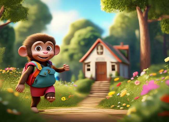 六岁儿童讲故事一分钟;小猴子上学的故事 六岁儿童讲故事一分钟;小猴子上学的故事
