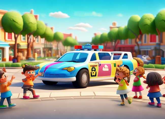 警车儿童故事书、亲子阅读篇(七十六) 《警车的故事》