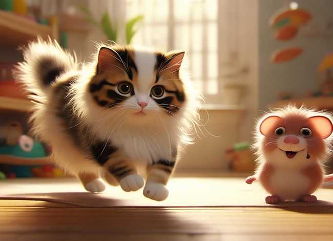 小花猫抓老鼠儿童故事 - 2岁幼儿趣味动物童话故事短篇 小花猫抓老鼠儿童故事 - 2岁幼儿趣味动物童话故事短篇