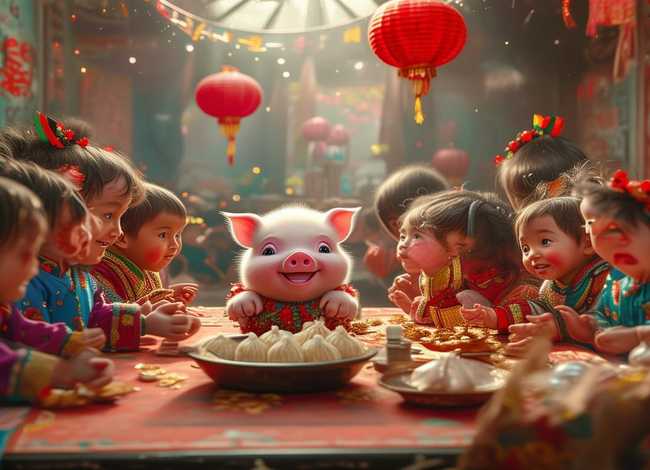 儿童过年开心故事（小猪过年童话故事）