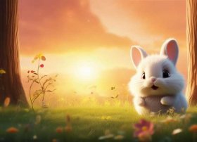 小兔故事在线听，宝宝睡前故事《小兔子找太阳》
