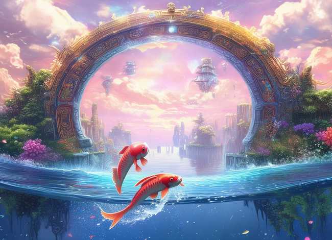 小鲤鱼的故事;小鲤鱼跳过龙门看到了什么 小鲤鱼的故事;小鲤鱼跳过龙门看到了什么