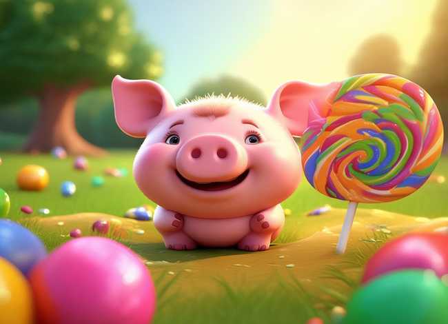有关小猪的小故事 - 儿童故事-爱吃糖的小猪 有关小猪的小故事 - 儿童故事-爱吃糖的小猪