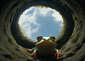 井底之蛙的寓言故事简短 - 井底之蛙寓言简短故事 井底之蛙的故事讲解