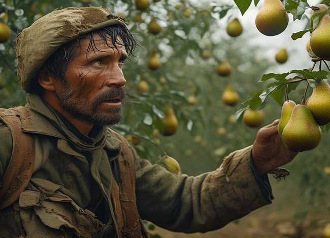 战乱时期的故事 战乱时期,肚子很饿但因为梨园没有主人而不肯摘梨吃的是谁