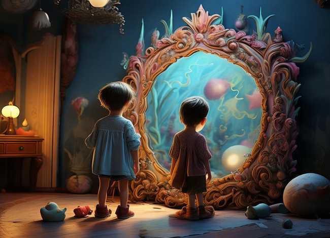 经典儿童故事奇怪的镜子 故事‖神奇的镜子