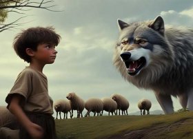 儿童睡前故事寓言；狼来了的故事 伊索寓言经典故事精选 儿童睡前童话小故事