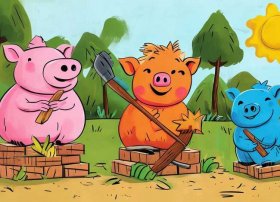 小猪儿童故事3-6岁完整版；三只小猪盖房子的故事怎样讲给孩子听呢