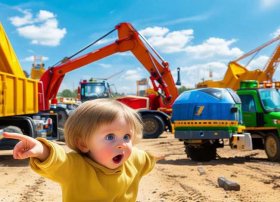 大卡车故事文字版（四岁孩子看的工程车的故事）