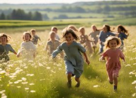 乡村儿童古诗；关于儿童在田野的诗句