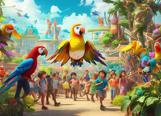 儿童故事鹦鹉王国、中国所有大型游乐场 儿童故事鹦鹉王国、中国所有大型游乐场