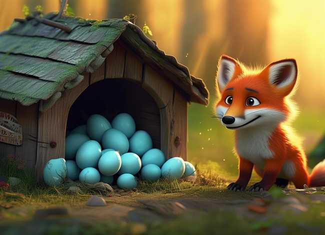 儿童故事小狐狸偷鸡蛋 给小朋友讲的短篇童话小故事大全