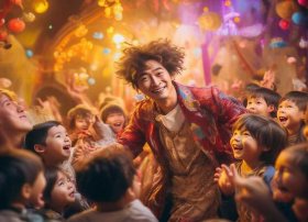 童话故事小孩综艺 欧阳龙参加综艺节目