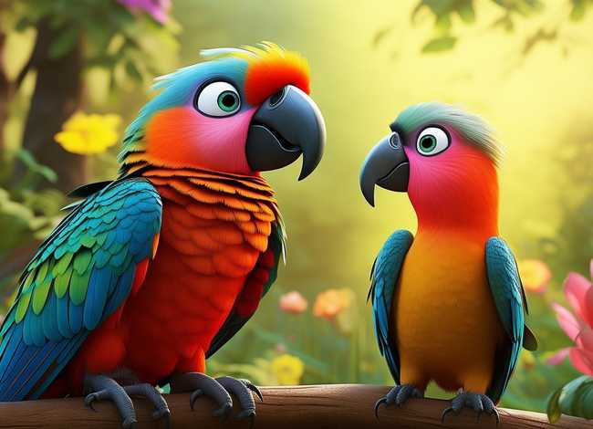 儿童讲鹦鹉的故事视频 老虎鹦鹉与八哥 儿童讲鹦鹉的故事视频 老虎鹦鹉与八哥