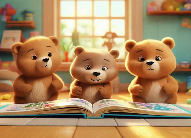 三只小熊的故事绘本，幼儿园买什么课外书比较好